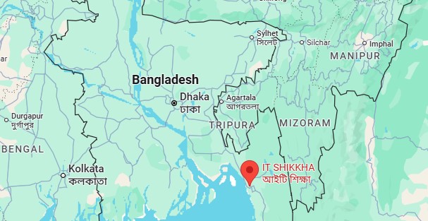 Map showing office location